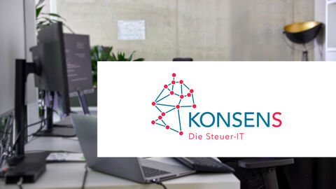 Schriftzug "KONSENS"